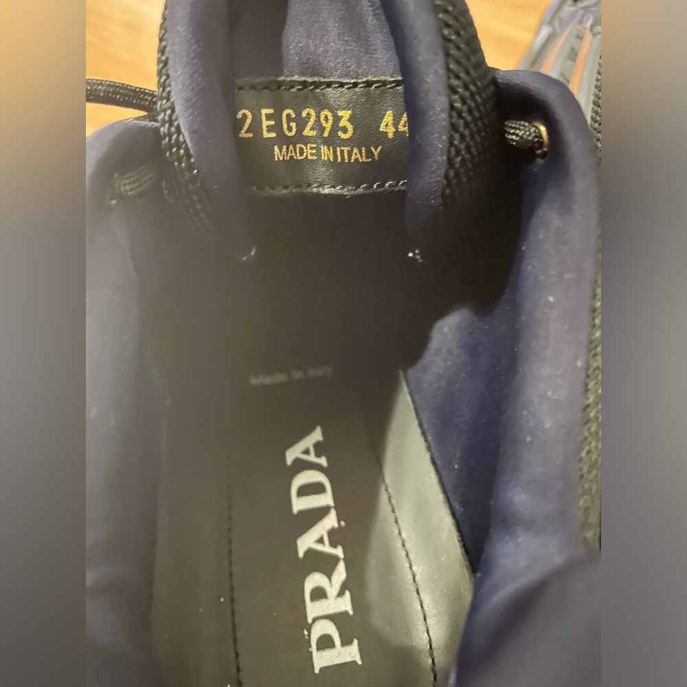 Prada Cloudbust Thunder Black and Purple size 45